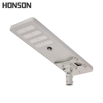 China ROAD Street LED Light IP65 200W Outdoor Lighting Integrated Solar Panel Solar Street Light for sale