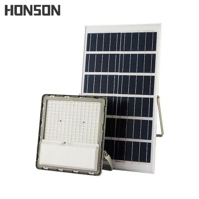 China Warehouse Power Work Lamp 200W Aluminum Waterproof Solar Outdoor Solar Flood Light for sale