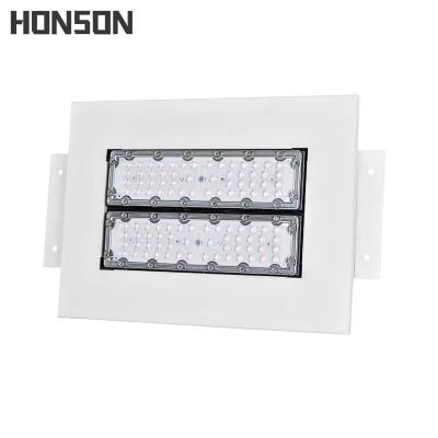 China Sports Stadiums Surface Mounted Outdoor LED Canopy Lighting Fixtures Gas Station Canopy Light for sale