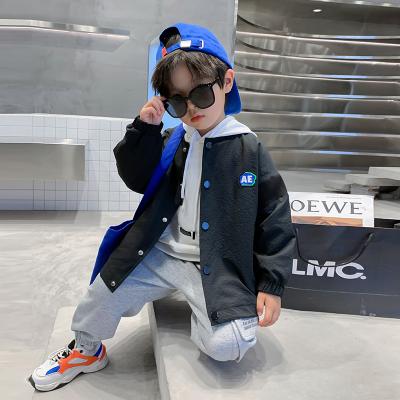 China Stylish Blazer Boy Jacket Kids Pure Color Long Sleeve Jacket Causal Kids Coat for sale