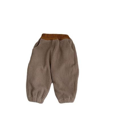 China Anti-wrinkle autumn and winter baby boy and girls pants children's corduroy pants loungewear for sale