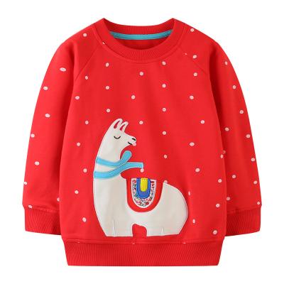 China Anti-pilling Girls Cartoon Print Sweater Tops Girls Pattern Hoodies for sale