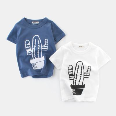 China New Style Sustainable Kids T Shirts Custom Printing 100% Cotton Kids Boy T-shirts for sale