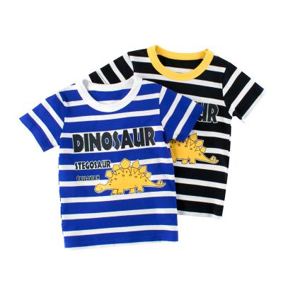 China Sustainable Ready To Ship Kids Apparel Boys Cotton T-Shirt For Kids With Cartoons for sale