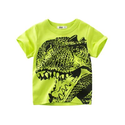 China Viable New Children's Clothing Printed Round Neck Boys Short Sleeve T-Shirt for sale