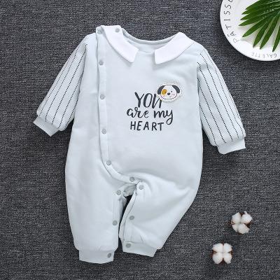 China Breathable Button Infants Cotton Kids Jumpsuit Newborn Baby Clothes Unisex Romper Set Baby Rompers for sale