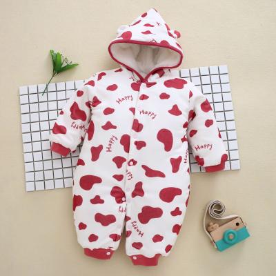 China Breathable Warm Sale Kids Clothing Long Sleeve Jumpsuit Cover Newborn Baby Winter Feet Rompers for sale