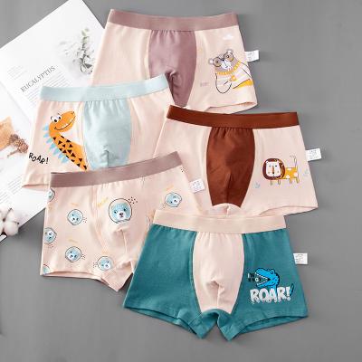 China Wholesale Boys Angle Cartoon Children's Underwear Flat Cotton Children's Breathable Panties for sale