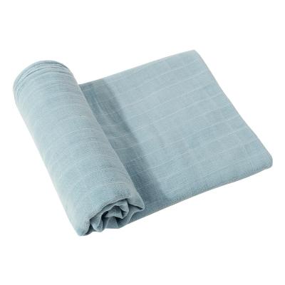 China Newborn Wrap Cloth Cotton Baby Wrap Breathable Bamboo Blanket Baby Wrapping Baby Towel Solid Color Bath Towel for sale