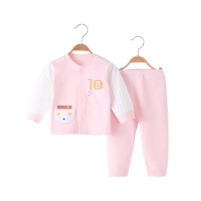 China Breathable Kids Sleepwear Organic Cotton Pajamas Baby Clothes for sale