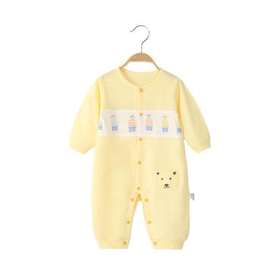 China Newborn Baby Romper High Quality Cotton Organic Baby Boy's Breathable Rompers for sale