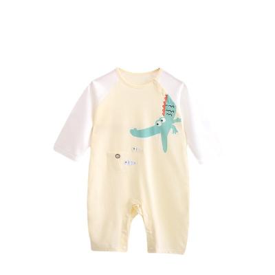 China Breathable Kids Summer Clothes Baby Long Sleeve Thin Spring And One Piece Climbing Summer Clothes Baby Clothes for sale