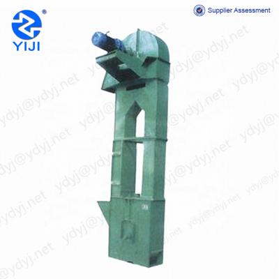 China Heat Resistant Vertical Grain Bucket Elevator For Port Discharge for sale