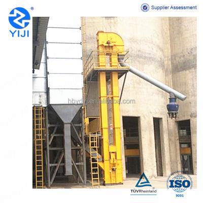 China Large Capacity Heat Resistant Soybean Flour Belt and Bucket Elevator for sale