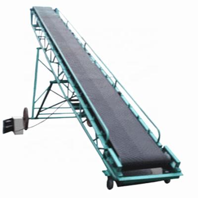 China Mobile Port Grain Carbon Steel Frame PVC Moving Belt Conveyor and Bulk or Convey Bulk Materials for sale