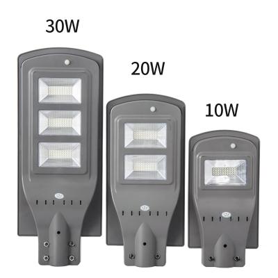 China Commercial ROAD Smd Waterproof IP65 ABS Plastic 60w 120w 180w Integrated Outdoor All In One Led Solar Street Light for sale