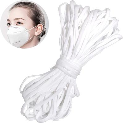 China CHUNGHUI Soft 3mm Spandex Mask Elastic Rope Elastic Band Face Ear Elastic Nylon Disposable Nylon Loop For Medical Mask for sale