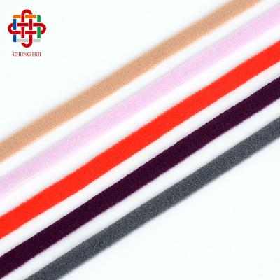 China Factory Wholesale 6MM Earloop Face Mask Colorful Nylon Plush Ear Elastic Flat Band High Elastic For Face-Disposable Mask for sale