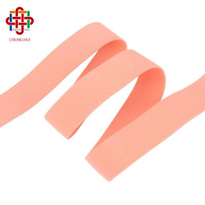 China Factory 2cm elastic elastic side band cuff nylon elastic band with elastic edging at the bottom of the jacket underwear edging for sale