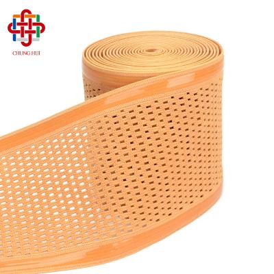 China Mesh Elastic Band Universal Soft Elastic With Silicone Anti-Slip Edge Knitted Waistband Band For Medical Body Support for sale