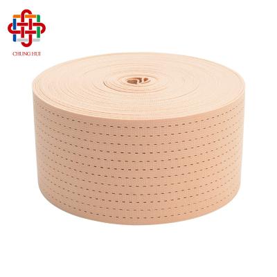 China Factory Free Samples 8CM Polyester Elastic Band Elastic Hole Mesh Tape For Mesh Medical Elastic Band Soft for sale