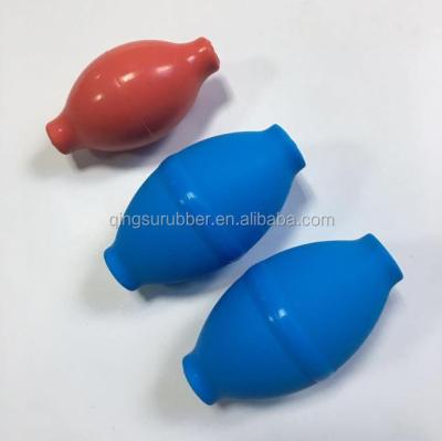 China Wholesale from NR! Food grade silicone adult manual nipple aspirator ball/breast pump ball/double hole sucker rubber ball for sale