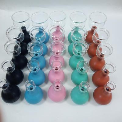 China Glass Cupping Cupping Body Factory Direct Sale Natural Rubber Glass Suction Device Natural Rubber for sale