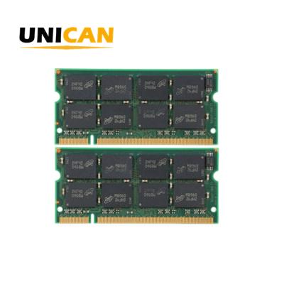 China LAPTOP Unican 1GB RDA 333MHZ PC-2700 400MHZ PC-3200 Sodimm RAM Memory For Laptop for sale