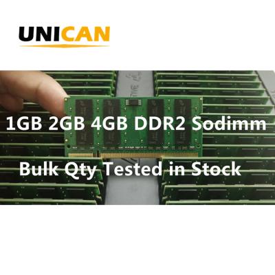 China Undamped LAPTOP Unican Laptop RAM 2GB 4GB DDR2 Sodimm PC2-6400 800MHZ ECC Memory Module No for sale