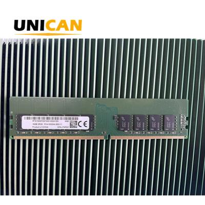 China Server UNICAN 16GB 2Rx8 3200 2933 2666 MHz DDR4 CCE UDIMM Undamped Server Memory for sale