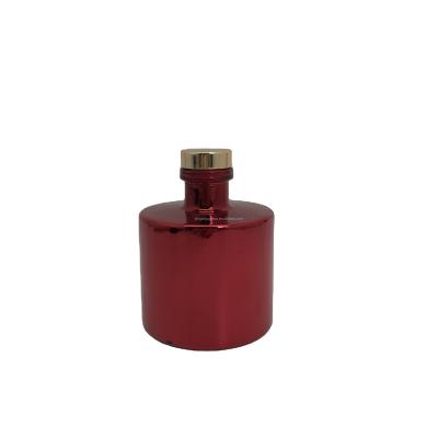 China Gift & YZ-200# 200ml hot sale craft bottle with cap round shaped diffuser glass bottles for indoor uses for sale