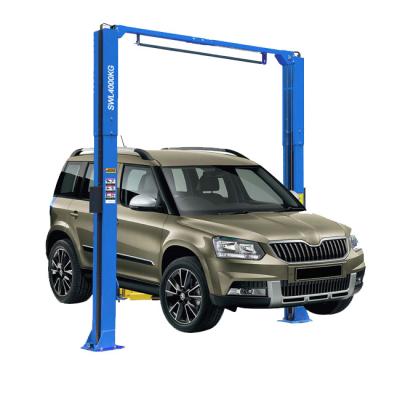 China High Quality 4ton Clear Weight Manual Floor Single Side Open Hydraulic Car Lift 4t for sale