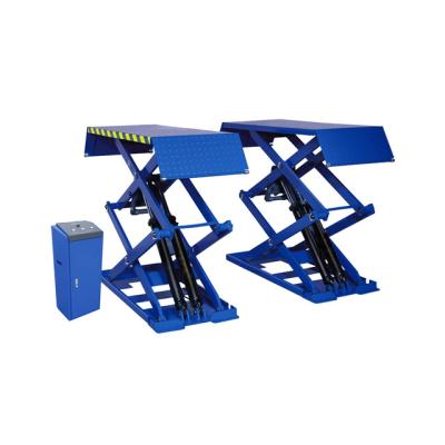 China Full Rise Scissor Lift Vehicle Auto Lift Crane Hydraulic Lift 3000kg / 3500kg for sale