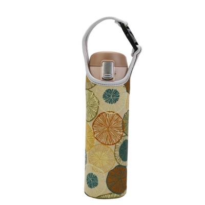 China Wholesale Cute Printing Insulated Neoprene Water Bottle Cooler Holder Portable Sleeve Waterproof for sale