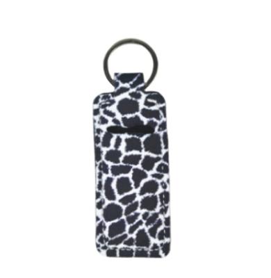 China Promotional Gift Customized Design Neoprene Key Chain Pouch For Lipstick Holder for sale