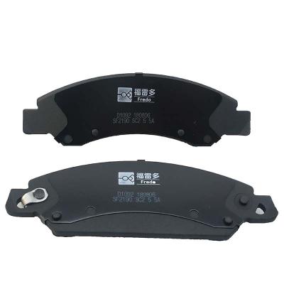 China Front Wheel Low Noise Low Noise Ceramic Front Brake Pads For Cadillac 89059119 for sale