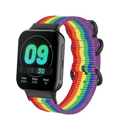 China iwatch Classic Nylon Nylon Series Watch Replacement Smart Watch Band For iwatch/Huawei/Samsung 20/22/24 mm for sale