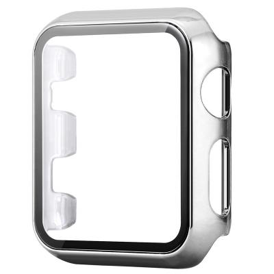 China Low Price Classic PC Plating Tempered Glass Apple Watch Case Smart Cover Device Iwatch 1 2 3 4 Style 38mm/40mm/42mm/44mm 5 Modes for sale