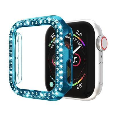 China Wholesale Apple Optional Iwatch Classic Colors 9 1 2 3 4 5 Smart Watch Case Cover PC+Diamond Case Protection Hardware Cover For iwatch for sale