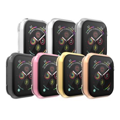 China Low MOQ Apple Watch Case 4 5 Wholesale Protective TPU Cover 40mm Face Cover Series 44mm For Apple iwatch 4 5 for sale