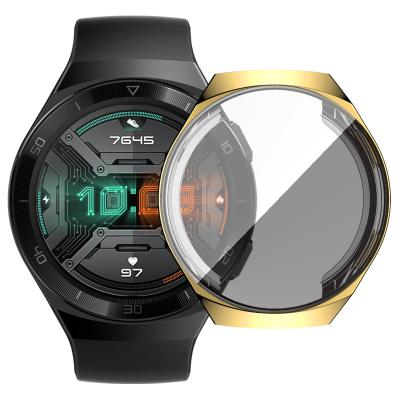 China Wholesale Low MOQ HUAWEI GT2e PC Plated Cheap Cover Screen Protector TPU Smart Watch Case For HUAWEI for sale