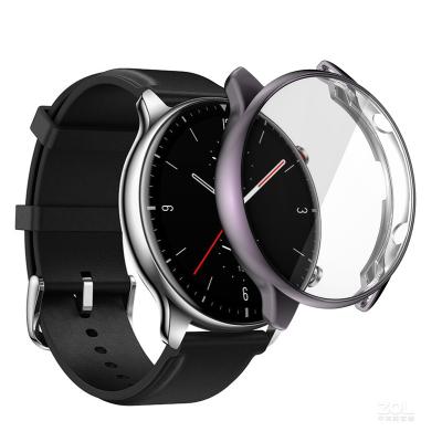 China Low MOQ New Arrival TPU Plating Amazfit GTR2 Watch Soft Watch Case Cover Device for sale