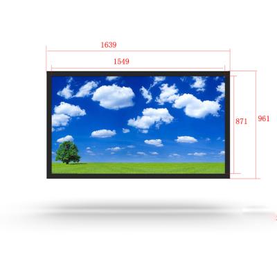 China 65 Inch Dustproof Professional Outdoor Digital LCD Signage Player Wall Mount for sale