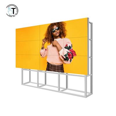 China Indoor 3x3 46 55 Inch 1.8mm Ultra Narrow Bezel 4k HD Monitor Advertising LCD Video Wall for sale