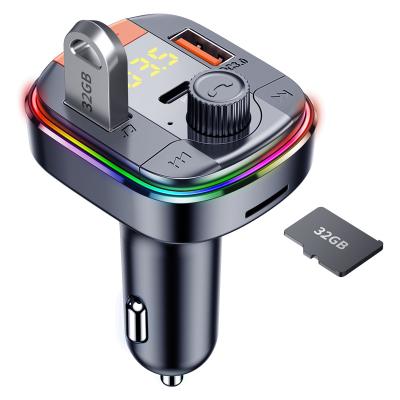 China Bluetooth & USB stick & SD Card & Call Amazon Hot Sales OEM 5V 3.1A 3 Ports Usb Car Charger With Bt5.0 MP3 Music FM Transmission Car Adapter Charger Custom Accept for sale