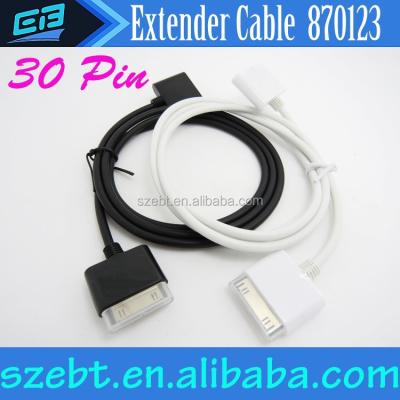 China Mobile Phone 30 PIN Dock Extender Extension Cable Cord For Apple iPhone 4 3G 3GS for sale