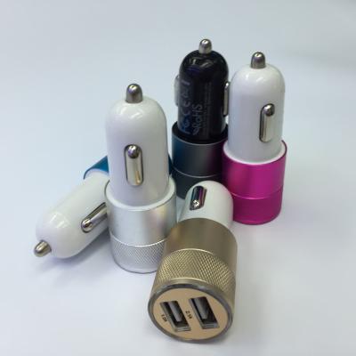 China Portable Universal Dual Usb Car Charger For iPhone iPad Tablet PC Output 5V 3.1A for sale