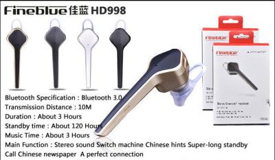 China Unique Fashion waterproof bluetooth stereo headset , Tablets Music bluetooth headphones for sale