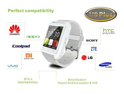 China Smart wrist watch phone mate bluetooth U8 Plus , Heart Rate Monitor Smart Watch for sale