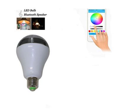 China Creative Bluetooth Smart LED Bulb Music Speaker with  light and play music for sale